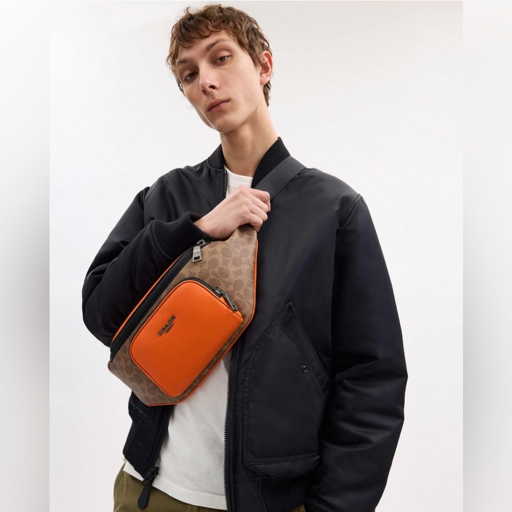 Coach Racer Belt Bag in Spice Orange